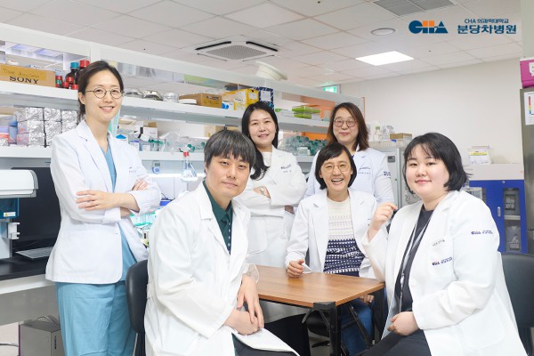 [사진] 분당차여성병원 산부인과 류현미 교수, 스마트MEC케어R&#038;amp;D센터 연구팀