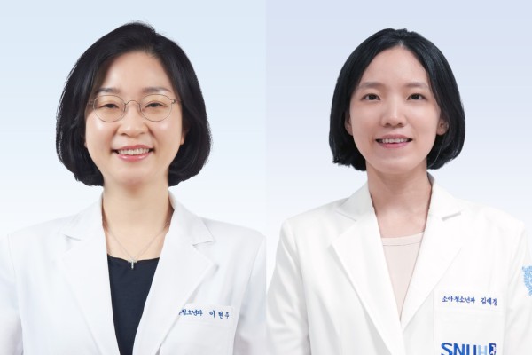 [사진] 분당서울대병원 소아청소년과 이현주 교수(왼쪽), 김예경 교수(오른쪽)