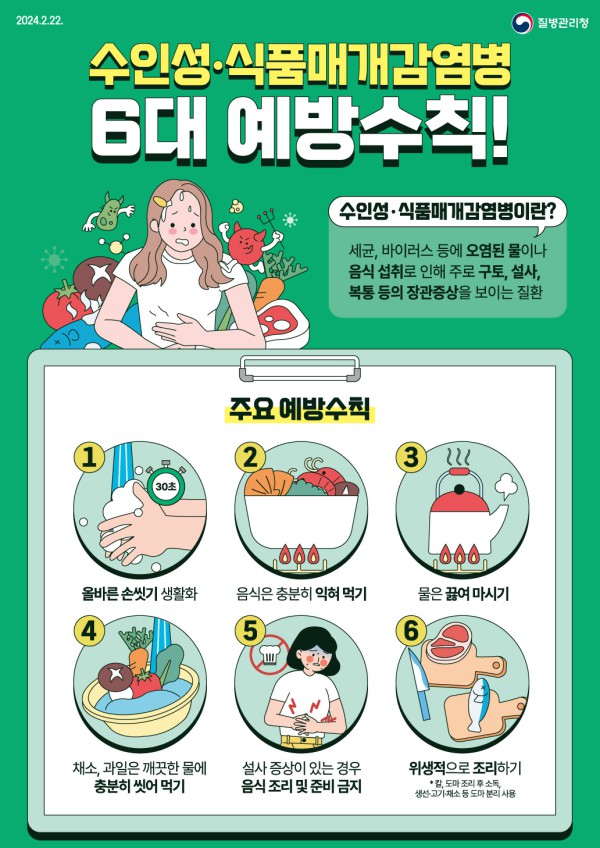 [사진] 장관감영증 예방 홍보물