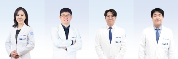 [사진] 영상의학과 강유선·이준우·김영준·지충근 교수(왼쪽부터)