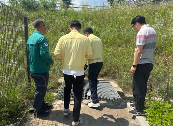 [사진] 의정부시 생활밀착시설 안정망 점검 모습
