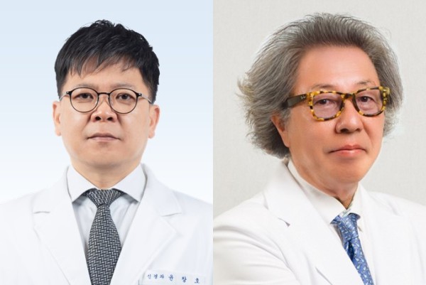 분당서울대병원 신경과 윤창호 교수(왼쪽), 고려대의대 인간유전체연구소 신철 교수(오른쪽)