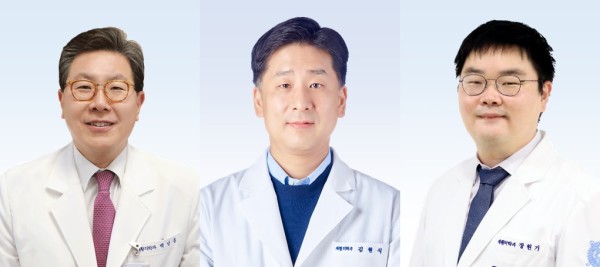  (왼쪽부터) 분당서울대병원 재활의학과 백남종·김원석·장원기 교수